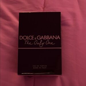 Dolce & Gabbana Perfume Box - Black with Pink Text